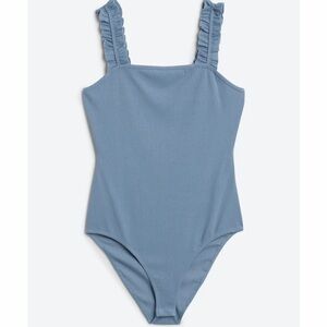 Ruffle Strap Bodysuit
